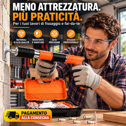 FixPro™ – Pistola Chiodatrice Manuale Portatile