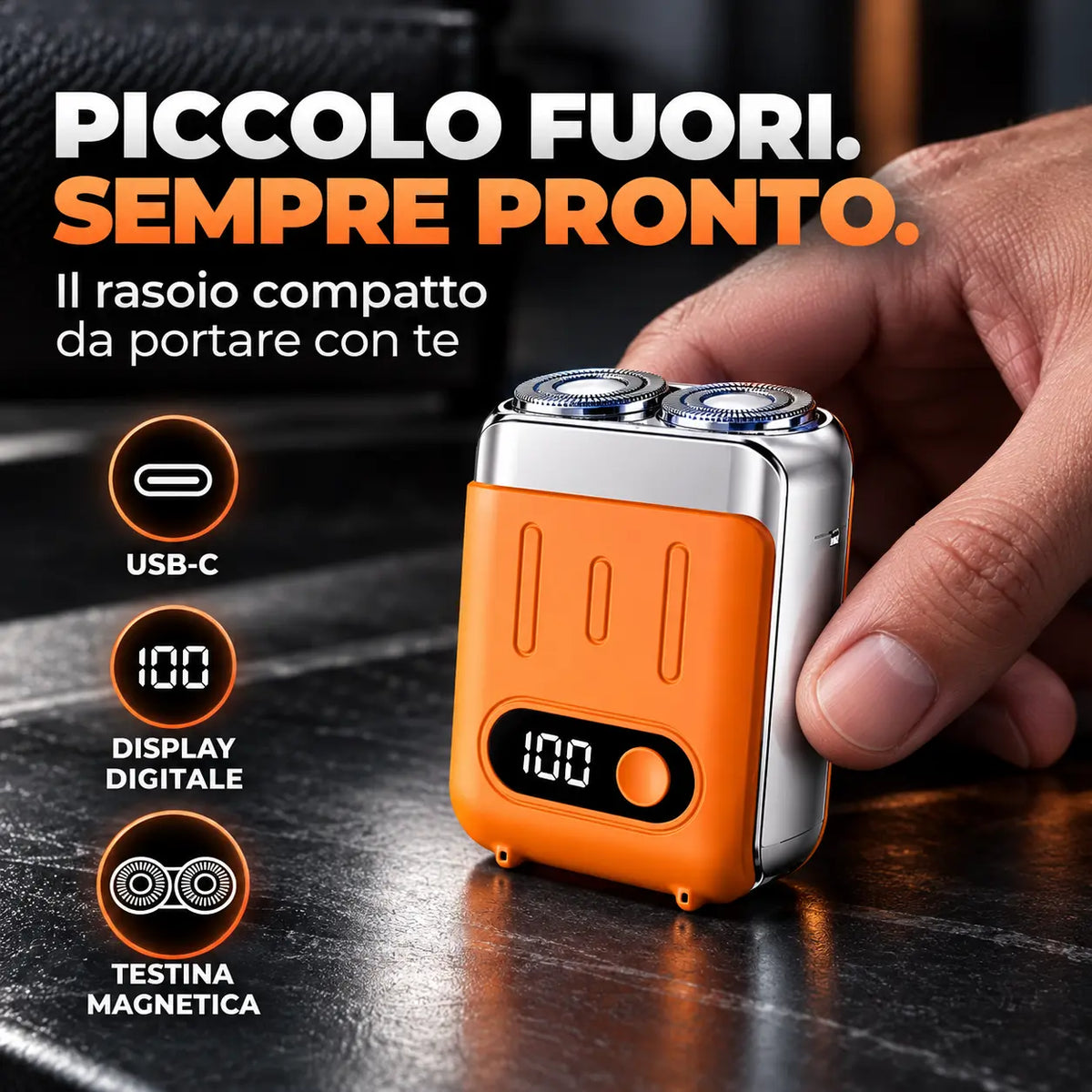 Rasoio Tascabile Barbery™ – Rasatura Rapida Ovunque